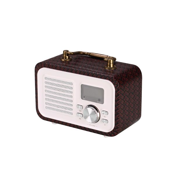 BL12 Woven Grain Wooden Bluetooth Speaker